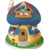 tort casa strumfilor