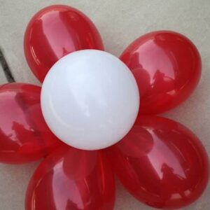 Floare din baloane simpla-337