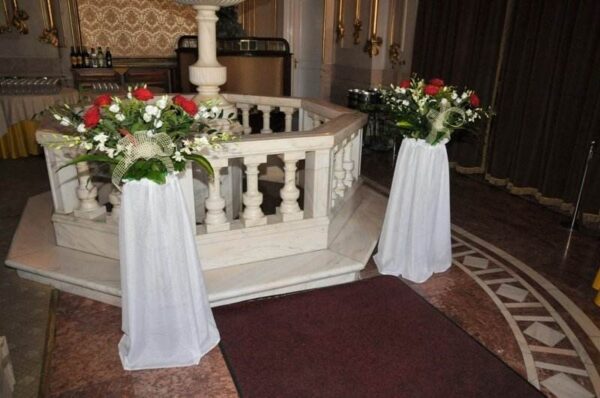 Stalpi ornamentali nunta sau botez