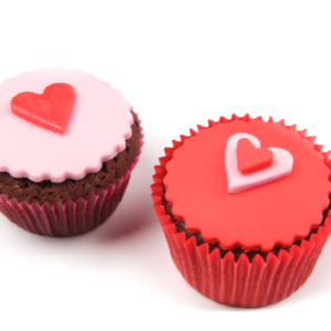 Cupcakes cu inimioare pentru Valentine's Day -0