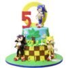 Tort cu Sonic the Hedgehog, Sonic Shadow si Tails