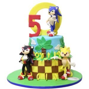 Tort cu Sonic the Hedgehog, Sonic Shadow si Tails